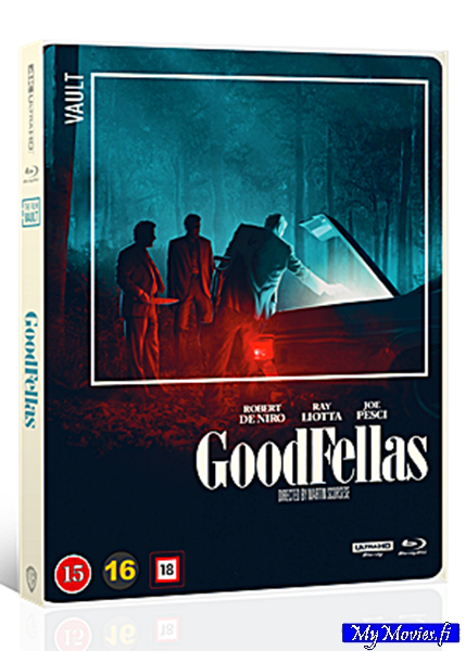 GoodFellas / Mafiaveljet (4K Ultra HD+2 Blu-ray) Vault Edition Limited Steelbook